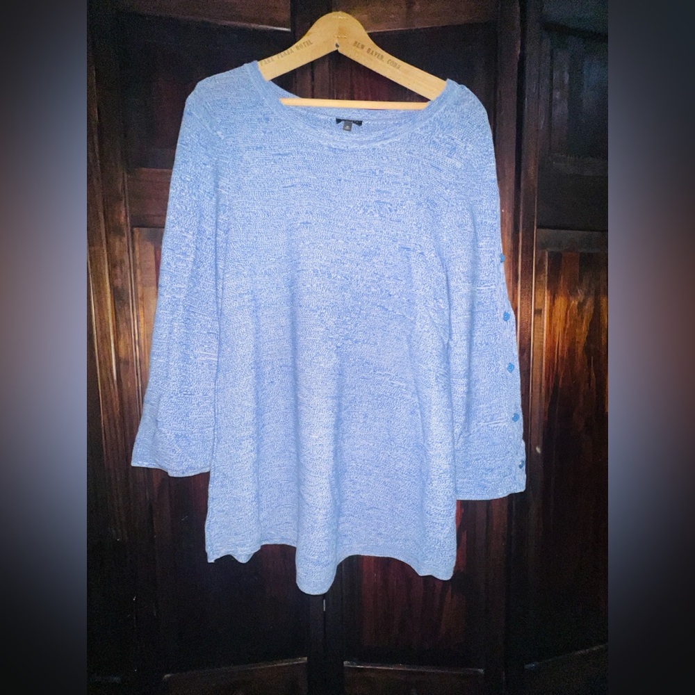Talbots‎ Light Blue Knit Women's Sweatshirt